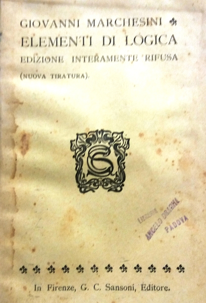 Elementi di logica (nuova tiratura)