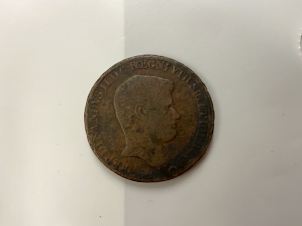 Tornesi dieci Ferdinando II Regno delle Due Sicilie 1831