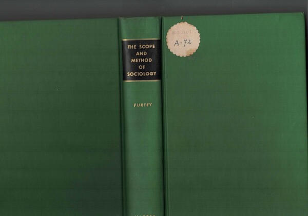 The scope and method of sociology: a metasociological treatise -1° …