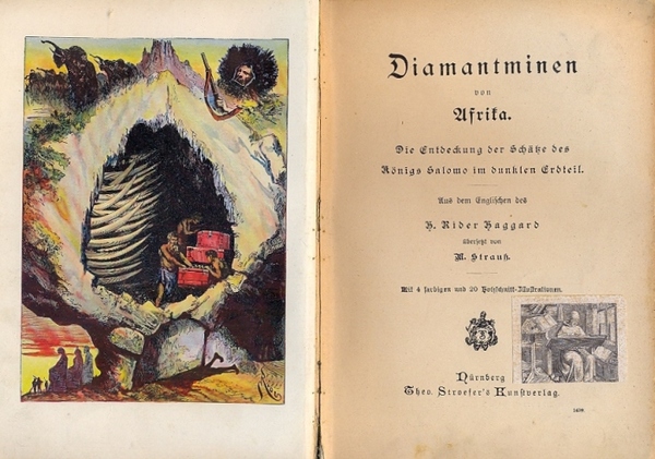 Diamantminen von Afrika. Die entdeckung der schatze des konigs Salomo …