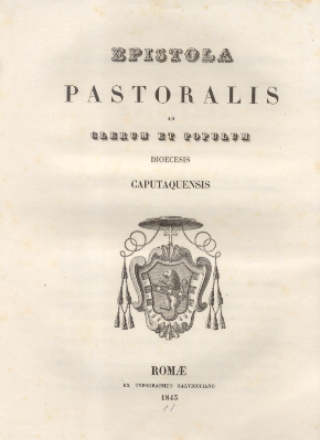 Epistola Pastoralis ad Clerum, et Populum Caputaquensis.