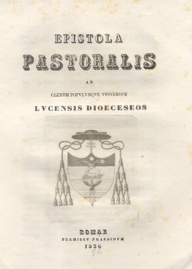 Epistola Pastoralis ad Clerum et Populum Lucensis.