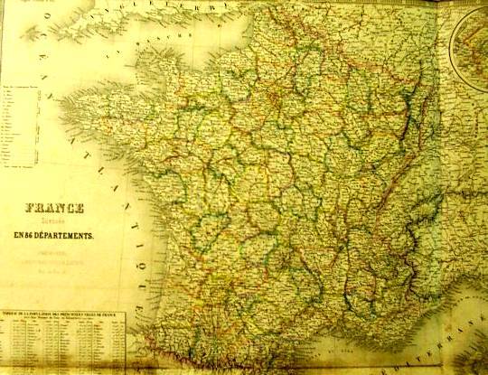 France divisée en 86 departements (Atlas de Géographie ancienne et …