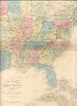 Parte orientale degli Stati Uniti d'America. Ridotta dalla Carta pubblicata …