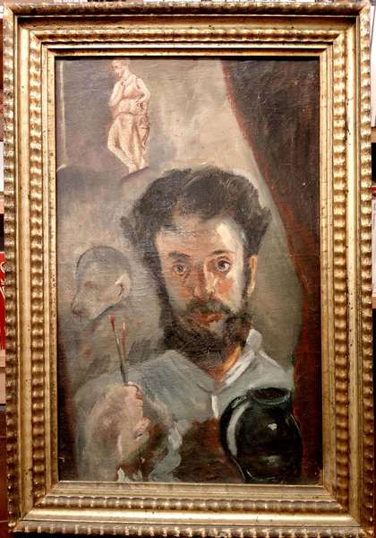 Ritratto di Mancini Antonio, pittore ( Albano Laziale 1852 - …