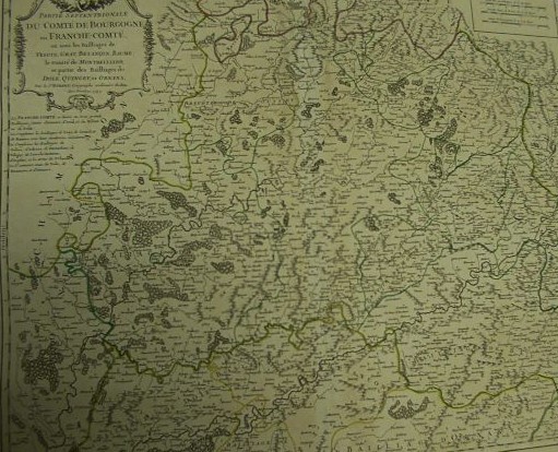 Partie Septentrionale du Comte de Bourgogne ou Franche-Comtè, où sont …