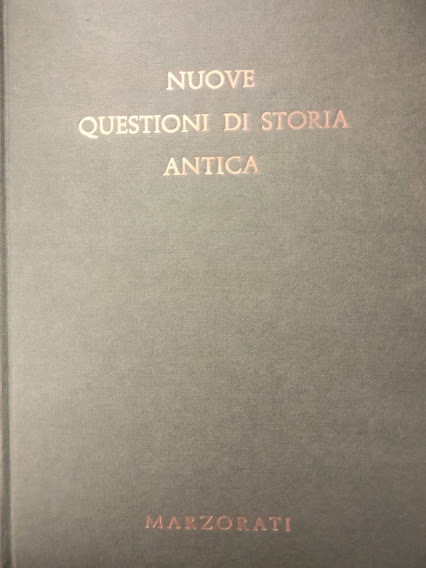 Nuove questioni di storia antica.