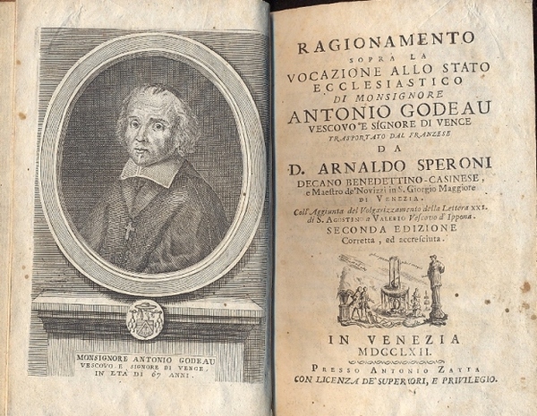 Ragionamento sopra la Vocazione allo Stato Ecclesiastico di Monsignore Antonio …