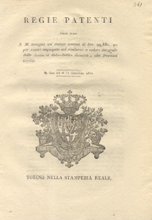 Decreto della Giunta Provvisoria col quale, considerando che ai sensi …