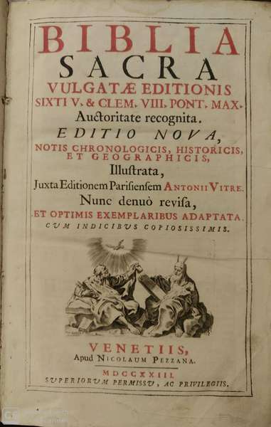 Biblia Sacra. Vulgatae editonis Sixti V et Clementis VIII Pontif. …