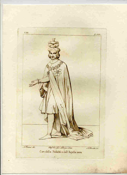 Cav. della Fedeltà o dell'Aquila nera.
