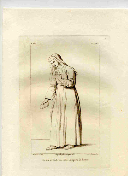 Suora di S. Croce alla Lungara in Roma.