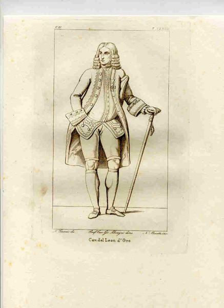 Cav. del Leon d'Oro.