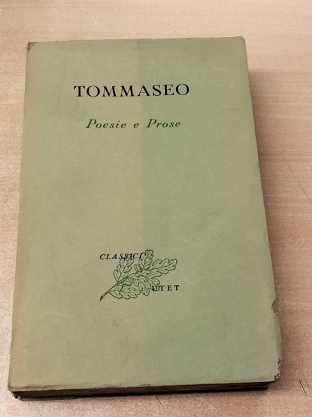 Poesie e prose di Niccolò Tommaseo. A cura di P. …