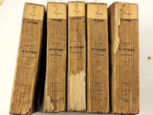 Oeuvres Morales, traduites du Grec par Richard.