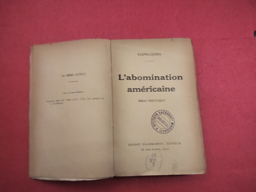 L'abomination amèricaine. Essai politique.