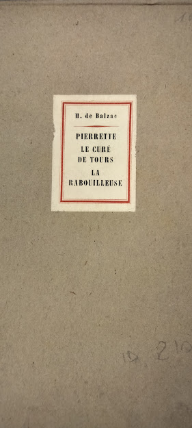 La Comedie Humaine. VIII : Pierrette, Le cure de Tours, …