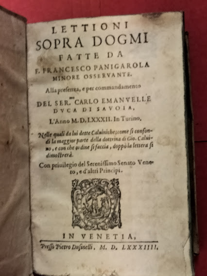 Lettioni sopra i dogmi.Fatte dall'autore alla presenza , e per …