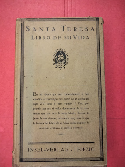 Libro de su Vida.