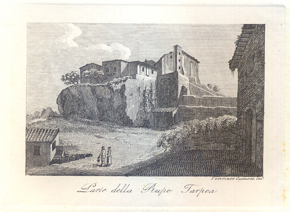 Parte della Rupe Tarpea.