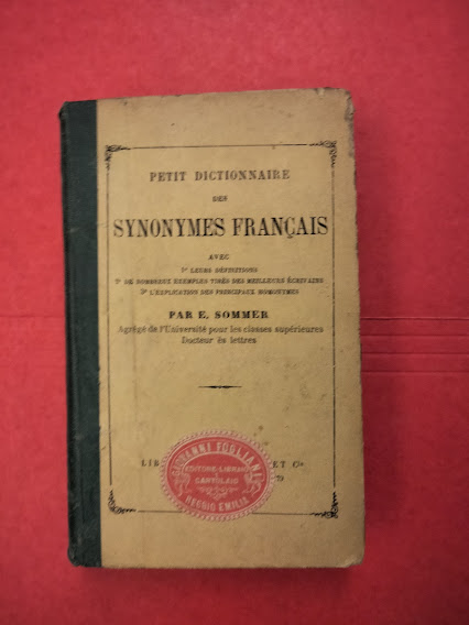 Petit dictionnaire des synonymes français avec leurs definitions, de nombreux …