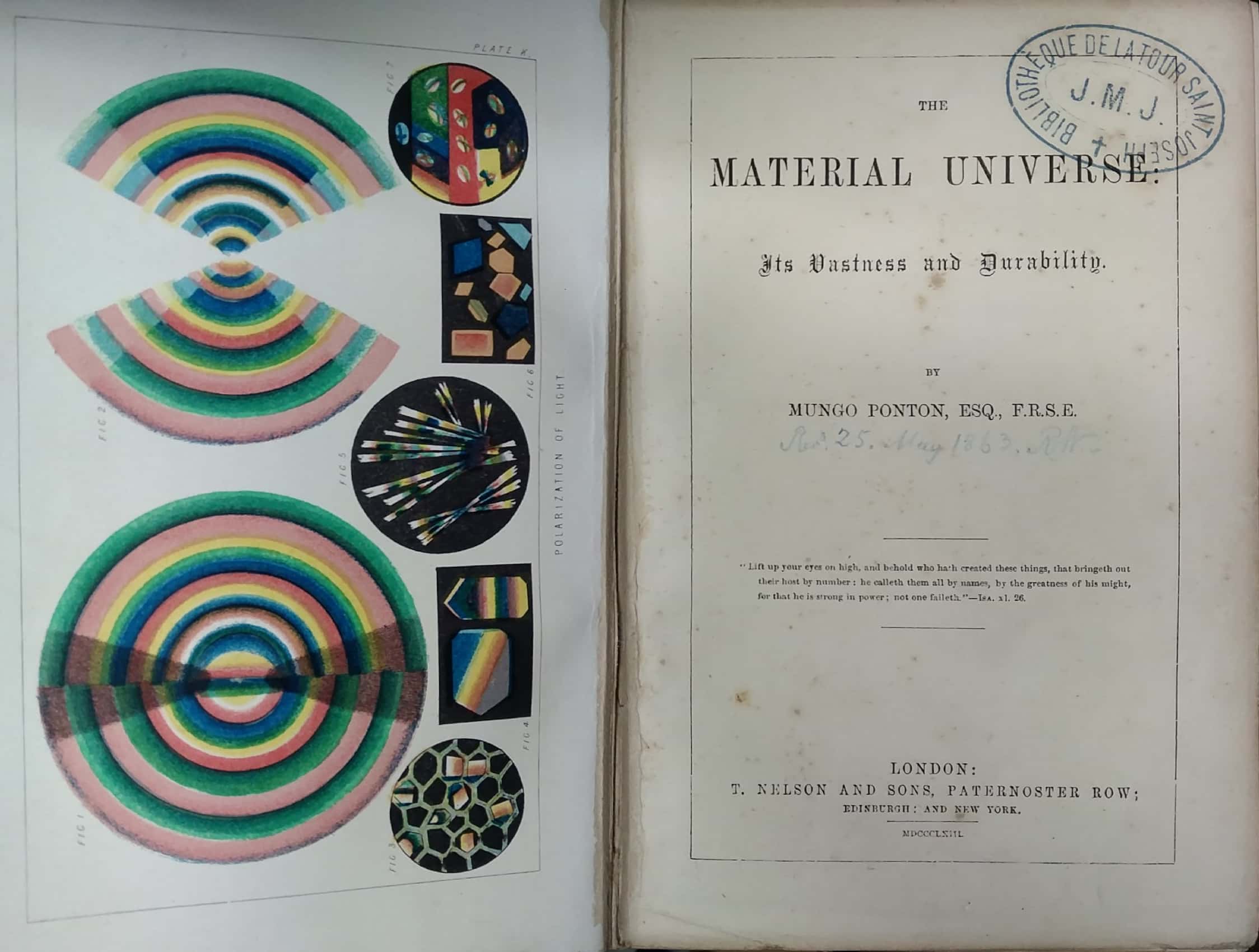 The Material Universe, its Vastness and Durability.