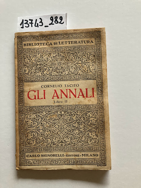 Gli annali. Libro II