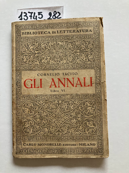 Gli annali. Libro VI