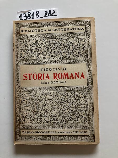 Storia romana. Libro decimo