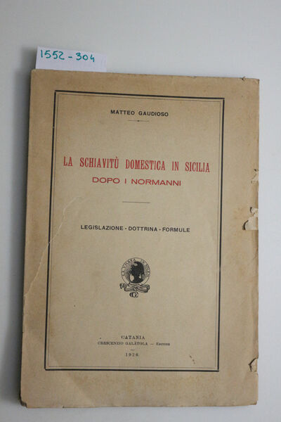 La schiavitù domestica in Sicilia dopo i Normanni