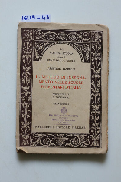 Il metodo di insegnamento nelle scuole elementari d'Italia