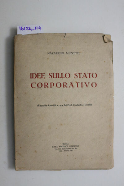 Idee sullo stato corporativo