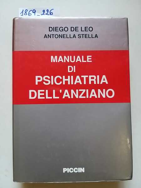 Manuale di psichiatria dell'anziano