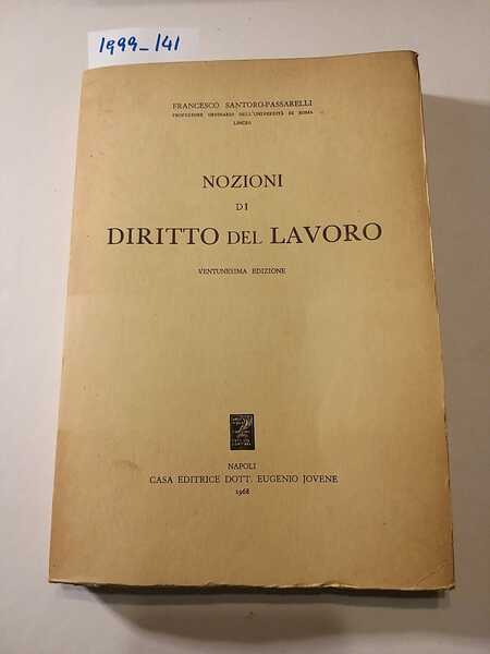 Nozioni di Diritto del Lavoro