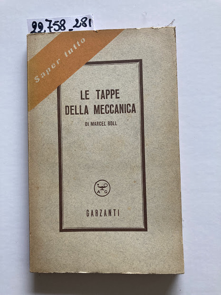 Le tappe della meccanica