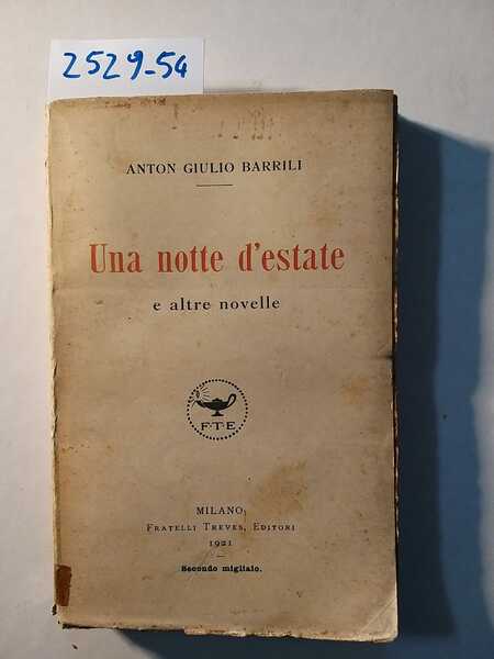 Una notte d'estate ed altre novelle