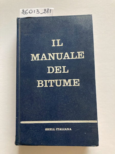 Il manuale del bitume