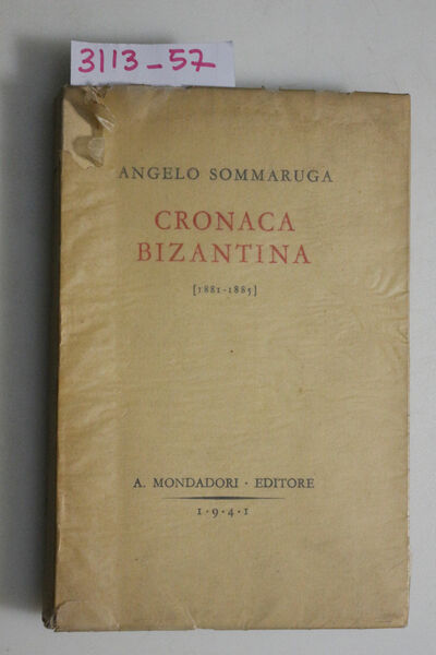 Cronaca Bizantina [1881-1885] Note e ricordi