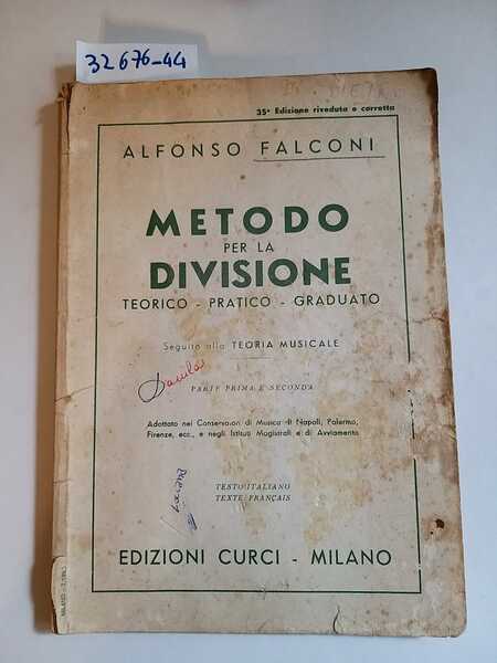 Metodo per la divisione - Teorico-Pratico-Graduato