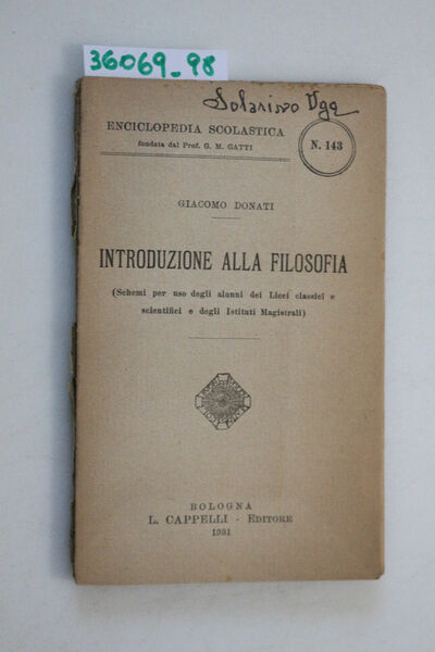 Introduzione alla Filosofia