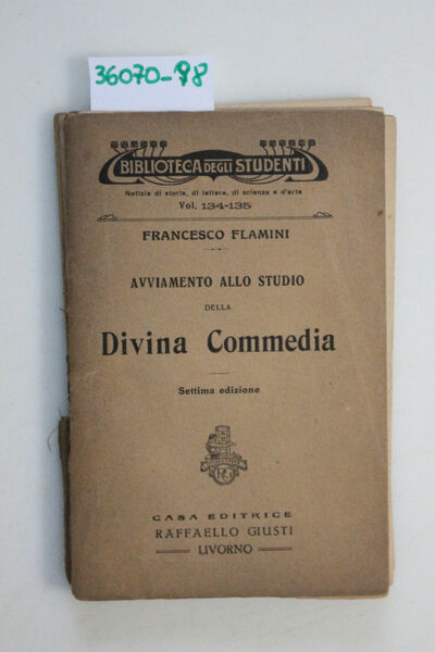 Avviamento allo studio della Divina Commedia