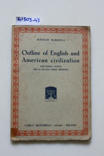 Outline of English and American civilization