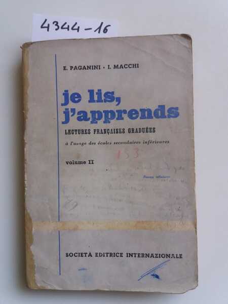 Je lis, J'apprends - lectures francaises graduees - vol. II