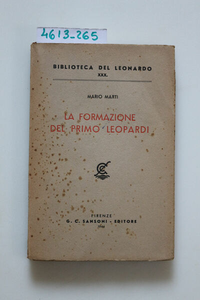 La formazione del primo Leopardi