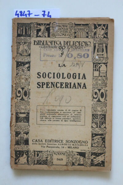 La sociologia spenceriana