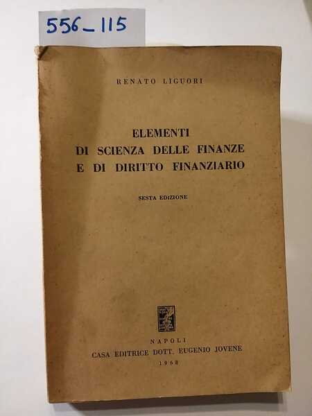 Elementi di Scienza delle finanze e di Diritto finanziario