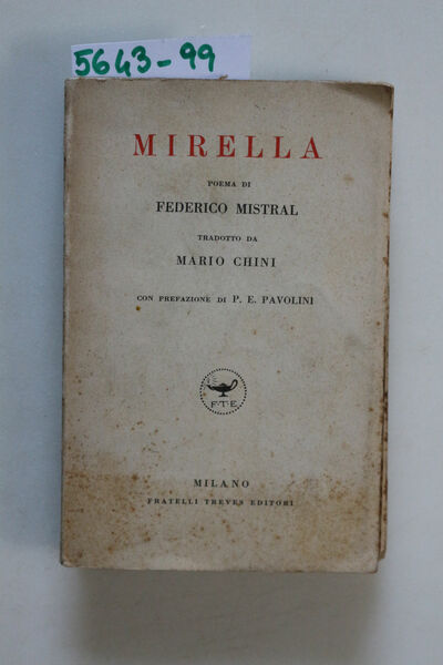 Mirella.Poema di Federico Mistral