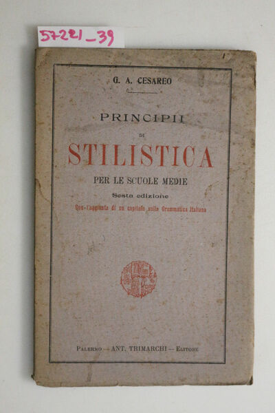 Principi di Stilistica per le scuole medie