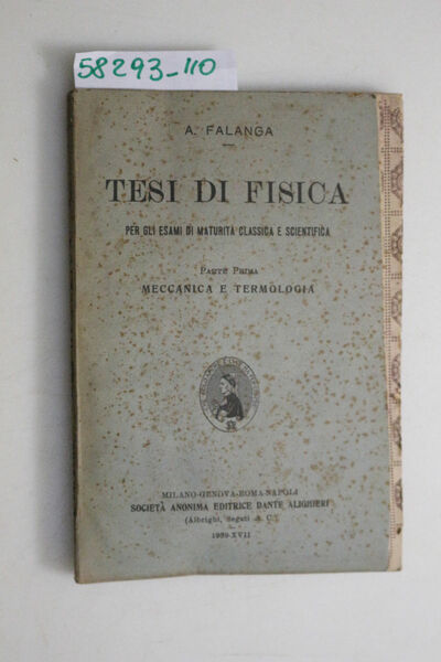 Tesi di fisica (parte prima maccanica e termologia)