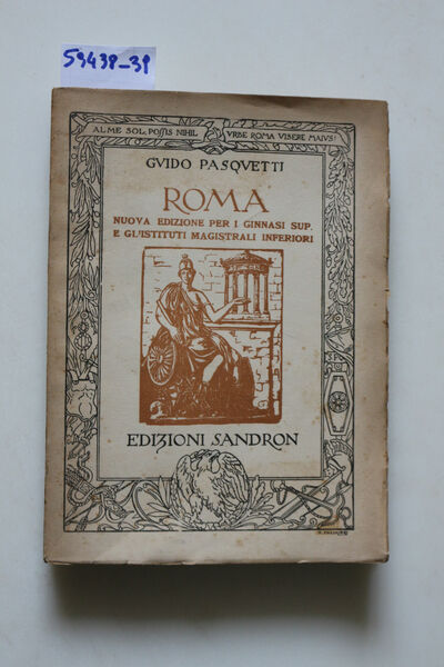 Roma - nuova edizione per i ginnasi sup. e gl'istituti …